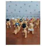 16 assorted Danbury Mint bone china teddy bear
