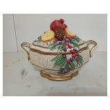 Fitz and Floyd Christmas "winter spice"  soup