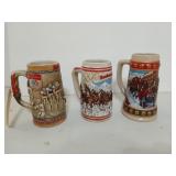 Three Budweiser steins, 1984 Los Angeles