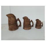 Super cool set of barrel-shaped pancake batter