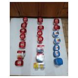 20 + packs of new, assorted food containers, all