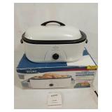 Rival 18 quart roaster oven, works, comes with