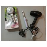 Revlon hair dryer, Conair hair curler, works,