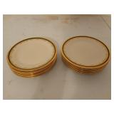12 Lenox Eclipse dessert plates, 6 in