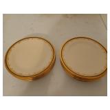 12 Lenox Eclipse salad plates, 8 in