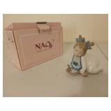 Nao by Lladro " not hungry" figurine with