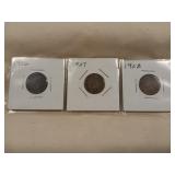 1906/1907/1908 Indian Head pennies