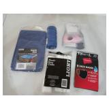 Assorted new items, including a 4x6 tarp and