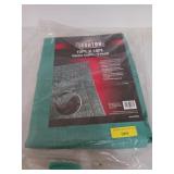 10x12 ft green tarp, new in package
