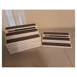 Eight large, non-skid shelf organizers