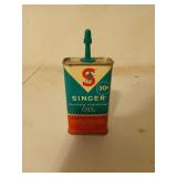 4 oz can of Singer sewing machine oil, full
