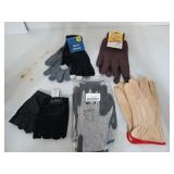 Assorted gloves / work gloves, some are new,
