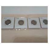 Liberty Head nickels, 1907, 1908, 1911, and