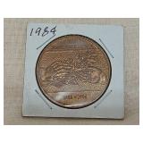 1984 USA Los Angeles Olympic track and field token