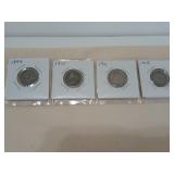 Liberty Head nickels, 1899, 1910, 1911, and 1912