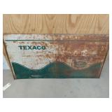 Metal Texaco sign, 23x43 in