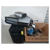 Bose sound system with box of wires / a