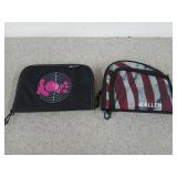 Two soft pistol cases by Allen, 9 and 10 in