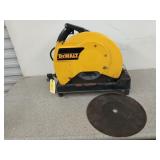 DeWalt 14 inch chop saw, works, comes with extra