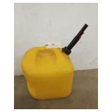 Plastic 5 gallon diesel jug, empty