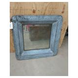 Square metal mirror, 32x32 in
