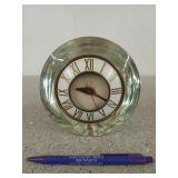 Old, Round Telechron clock, missing glass face,