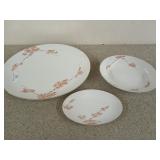 Two serving platters and a bowl by Fukagawa, the
