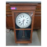 Regulator No. 2 wall clock, 39x16x4 in, includes