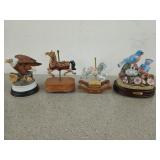 Collection of music boxes, figurines etc, 7