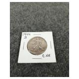 1944-S walking liberty half dollar