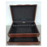 Marshall Field & company wooden cutlery storing