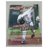 2004 autographed Houston Astros game program,