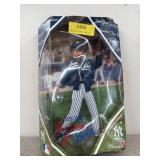 New York Yankees barbie doll, box is a little