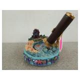 Ocean themed music box/Kaleidoscope combo, plays