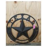 New Texas Star wall decor, 2 ft, made of metal