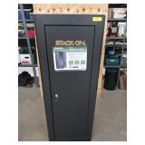 Stack-on 18 gun steel security cabinet with key,