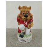 McCormick distillery "Cougars" decanter, empty,