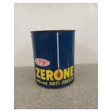 Du Point Zerone antifreeze can, 8x 7 in, empty