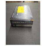 50 rounds American steel, brass plated 9 mm ammo