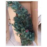 12-ft pre-lit Christmas garland with