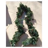 12 ft prelit Christmas garland, untested
