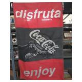 Disfruta Coca-Cola flag, 58x35 in