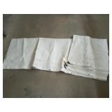 10x20 foot used white tarp