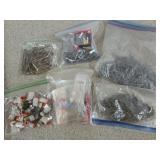 Assorted hardware, mostly nails, some are picture