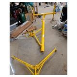 Three-piece yellow drywall lift, needs some