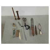 Collection of items including a Mickey mouse