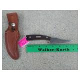 Schrade Old timer fixed blade knife with sheath,