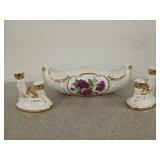 Royal Kohl China centerpiece bowl and matching