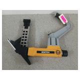 Bostitch air powered floor stapler, works, uses