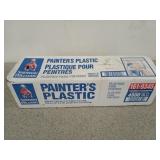 New box of Sherwin-Williams painters plastic,